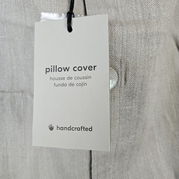 West Elm Square (Silk, Cotton & Rayon) Throw Pillow Cover Case 19.5" x 19.5" NWT - Picture 2 of 5